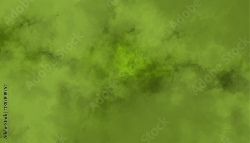 Olive Green Abstract Grunge Texture Background