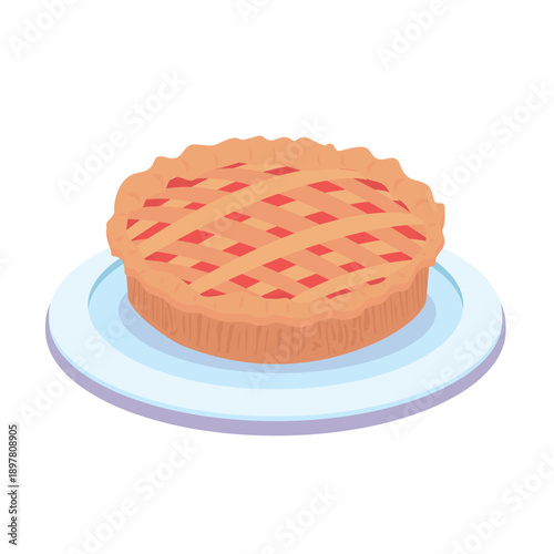 A plate of apple Pie