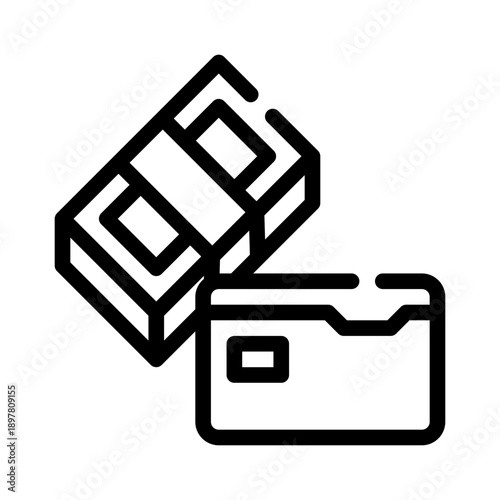 debit card line icon