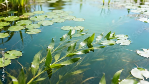 AquaticPlantsInPond