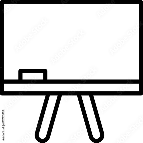 Vector Higher Education Line Art Icon 