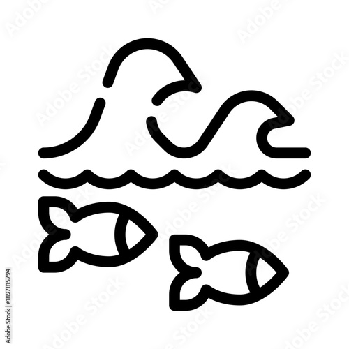 fish line icon