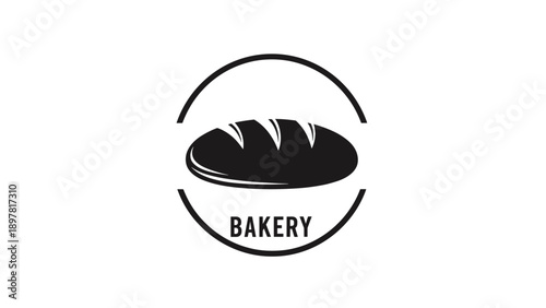 Bakery Loaf Bread Logo Icon Design for Bread Shop or Pastry Business