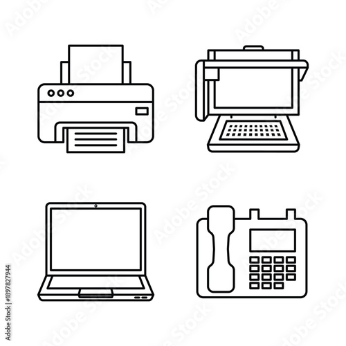 Office Water Cooler and Hot Drink Dispenser Icon