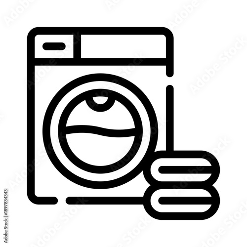 laundry line icon