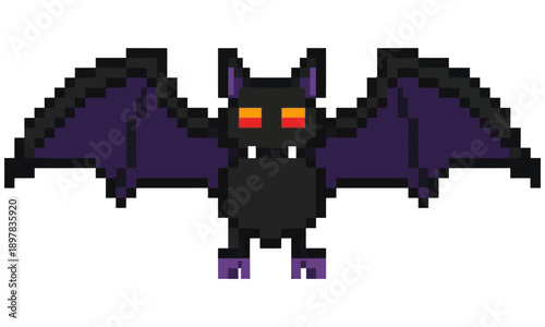 Set of Dark Flying Bat Vector Illustrations with Various Wing Spans for Halloween Decoration Spooky Night Theme Vampire Elements and Wildlife Silhouette Icons