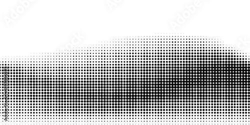 Black-white gradient halftone dots background. Pop art in vector illustration for your creative design