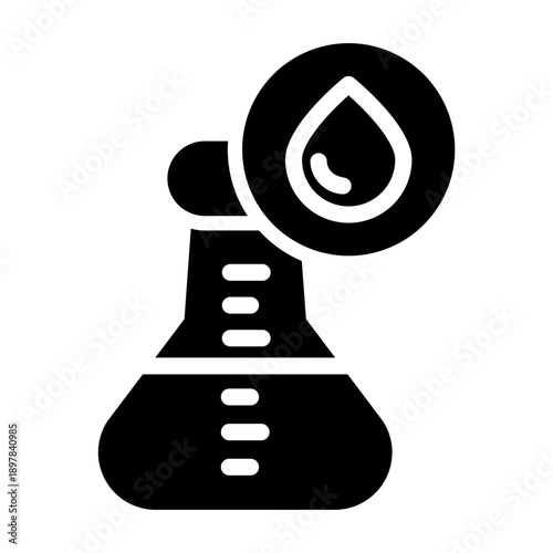 erlenmeyer flask Solid icon