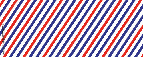 Airmail Envelope frame images with strips. International vintage letter border. Retro air mail postcard with blue and red stripes.  Empty classic postal frame. Vector illustration