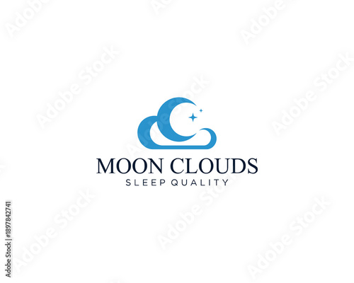 Moon cloud logo