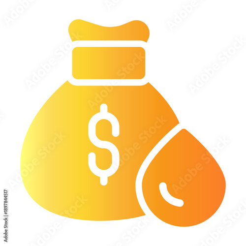 oil business Gradient icon