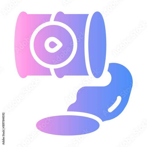 oil spill Gradient icon