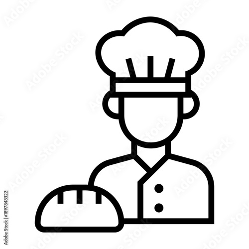 bakery Line Icon