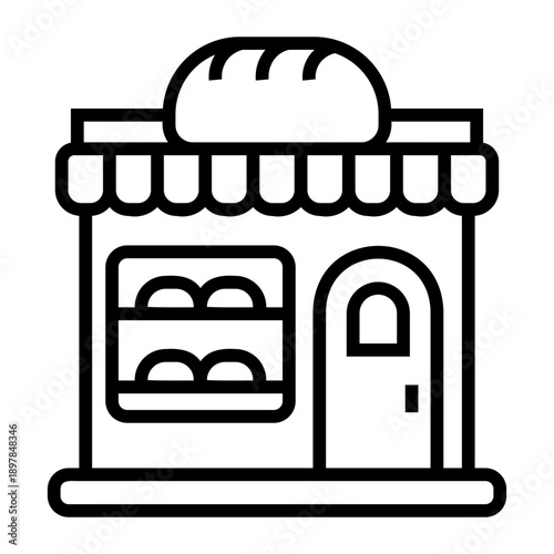 bakery Line Icon