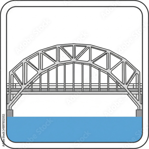 steel bridge icon