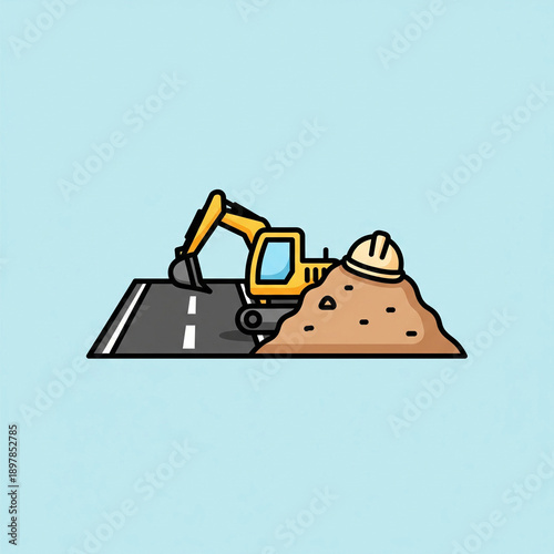 road construction icon