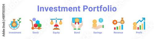 Investment Portfolio Icon Banner