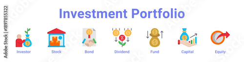 Investment Portfolio Icon Banner