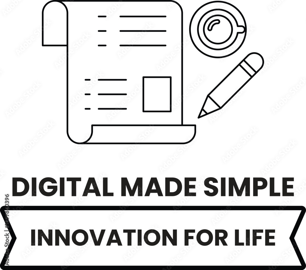 Fototapeta premium A white and black image of a pen