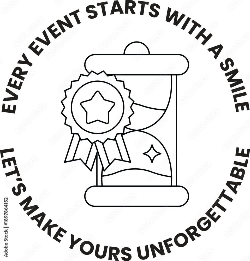 Fototapeta premium A white circle with a black border