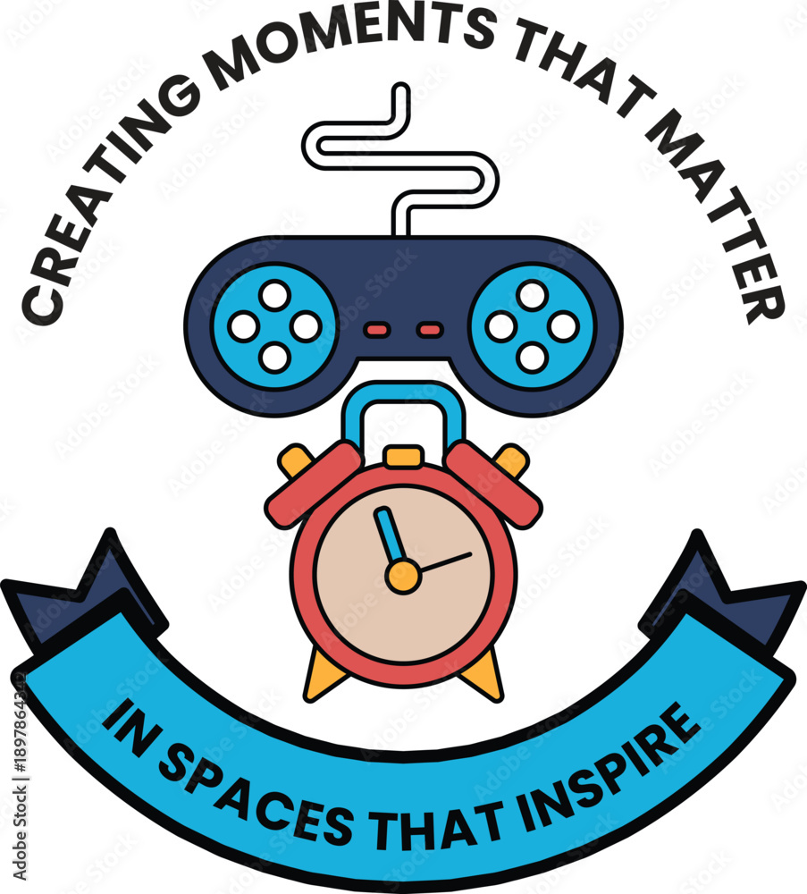 Fototapeta premium A logo for a company that creates moments that matter