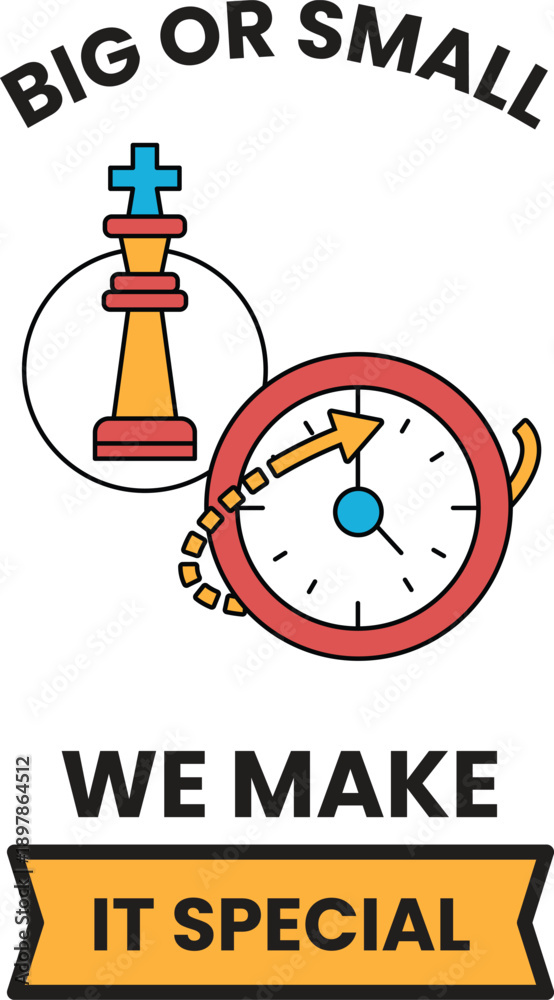 Fototapeta premium Big or small, we make it special