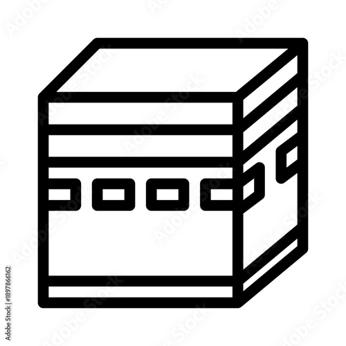 Kaaba line icon