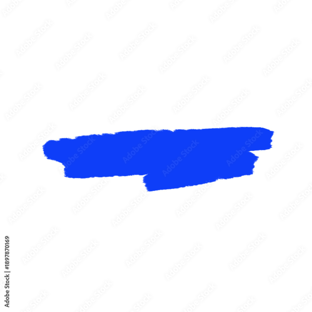 Fototapeta premium Blue brush stroke