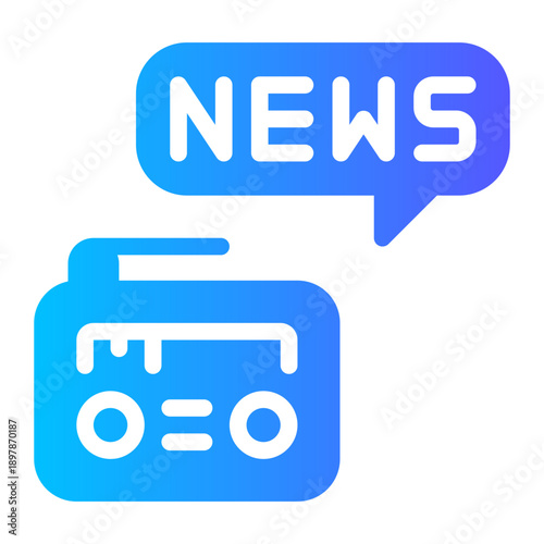 news gradient icon