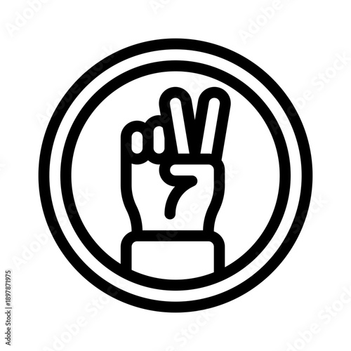 peace line icon