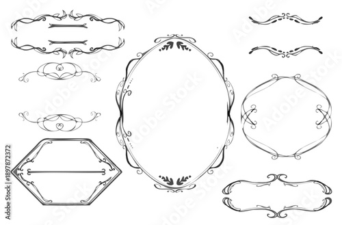  Elegant and simple frame set