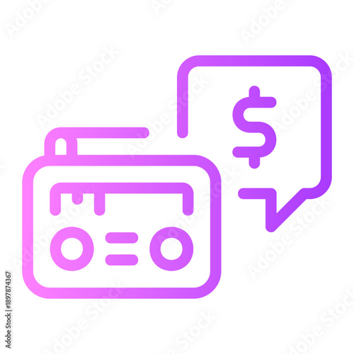 finance gradient icon