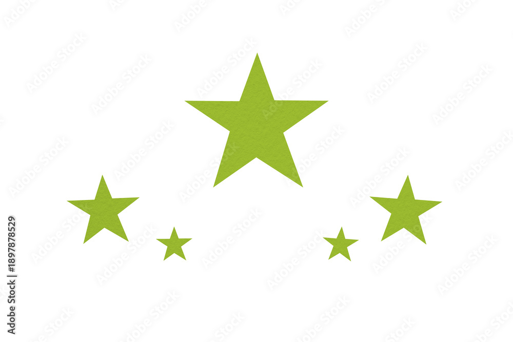 Obraz premium A light green star is situated on a transparent background.