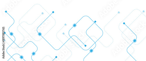 Abstract futuristic technology background. Technology background with crossed lines and dots.