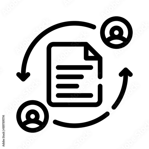 file share line icon