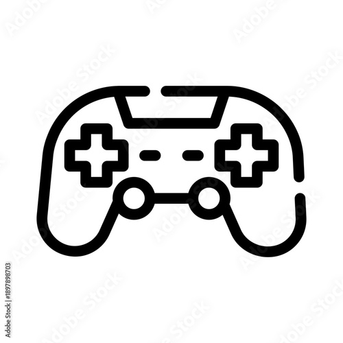 gaming controller line icon