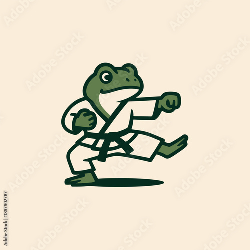 Frog Karate Logo.