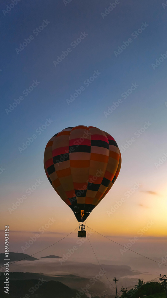 Obraz premium Otaru Hot air balloon