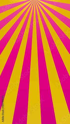 放射線の背景素材　ベクターイラスト