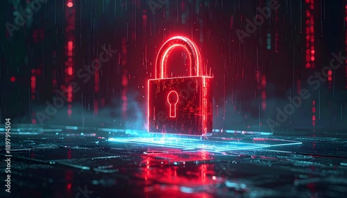 個人情報詐欺の危険を示す警告イメージ