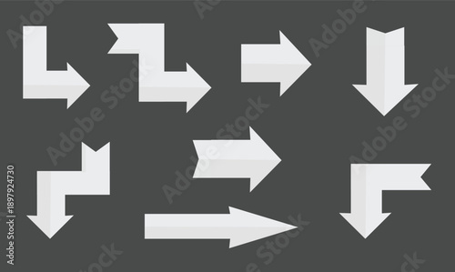 Arrow shape Design vector
