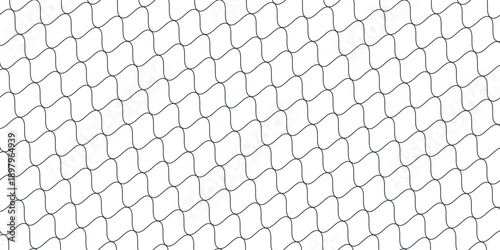 Mesh texture for fishing nets. Seamless pattern for sportswear or soccer goal, volleyball net, basketball hoop, hockey, athletics. Abstract net background for sports