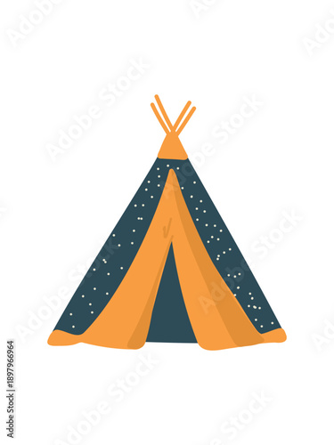 modern kids room fabric teepee for play