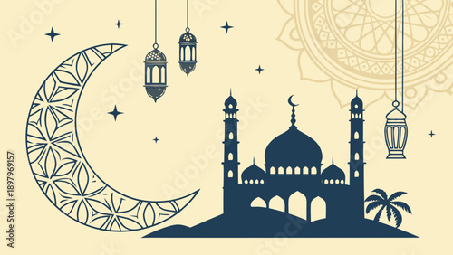 vector illustration of a mosque