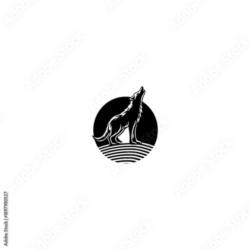 Howling Wolf Night Alphabet O...