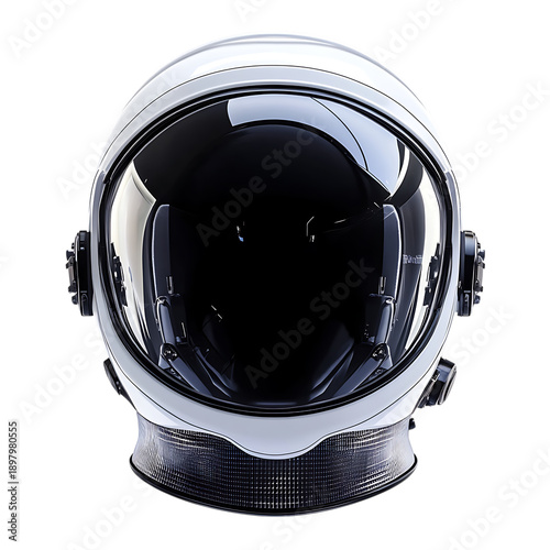 Futuristic astronaut helmet