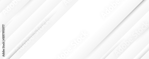 Grey white abstract background paper shine and layer element vector for presentation design. Suit for business, corporate, institution, party, festive, seminar, decoration