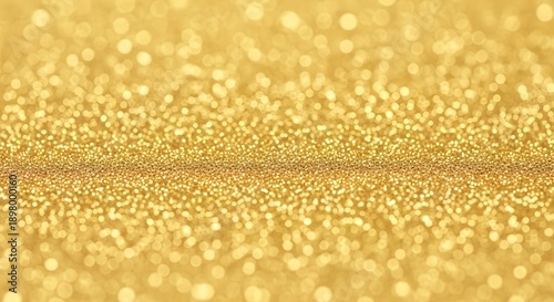 Golden glittering background with sparkling particles and soft lighting effect