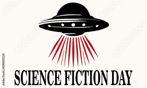 Science fiction day  rocket vector illustration. rocket logo art, rocket vector illustration