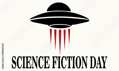 Science fiction day  rocket vector illustration. rocket logo art, rocket vector illustration